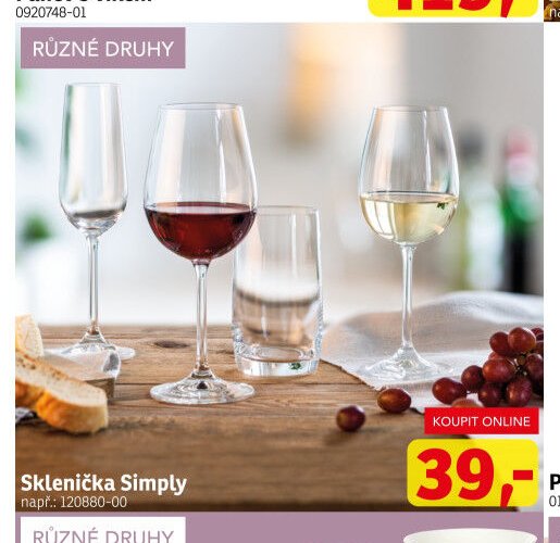 Sklenička Simply