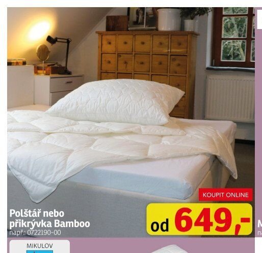 Polštář nebo přikrývka Bamboo