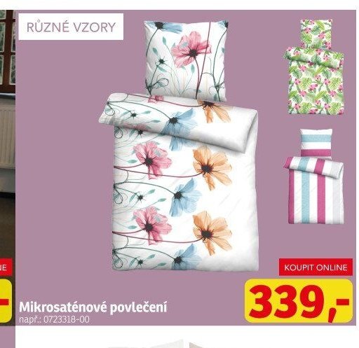 Mikrosaténové povlečení
