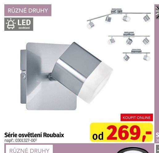 Série osvětlení Roubaix