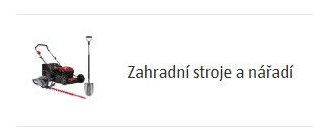 Zahradní stroje a nářadí