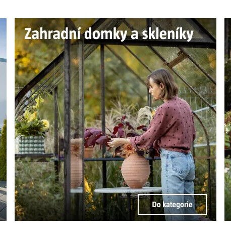 Zahradní domky a skleníky