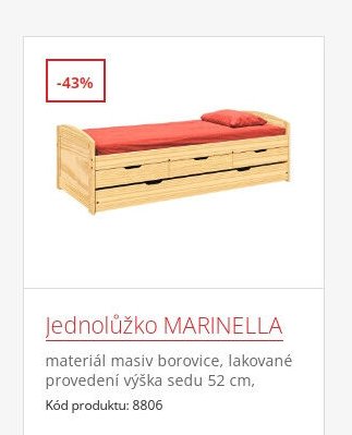Jednolůžko MARINELLA