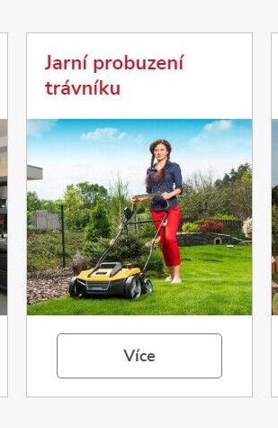 Jarní probuzení trávníku
