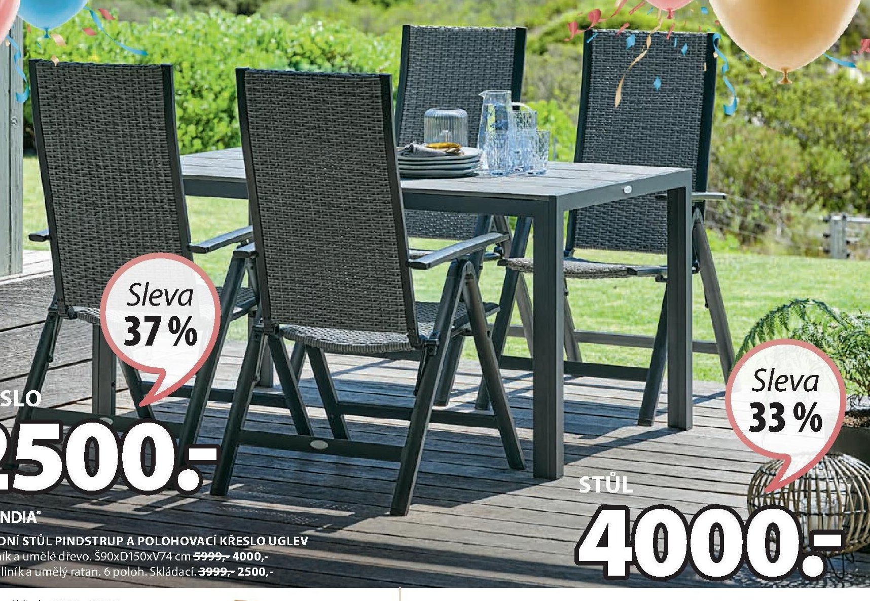 Zahradní stůl PINDSTRUP