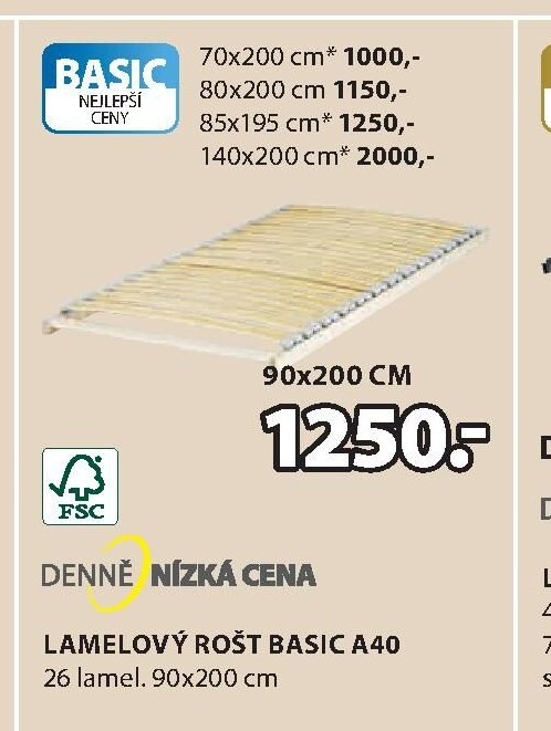 LAMELOVÝ ROŠT BASIC A40