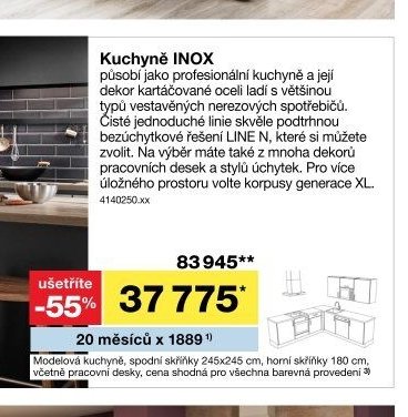 Kuchyně INOX