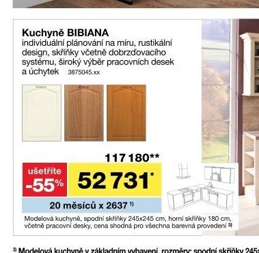 Kuchyně BIBIANA