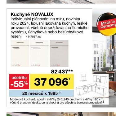 Kuchyně NOVALUX