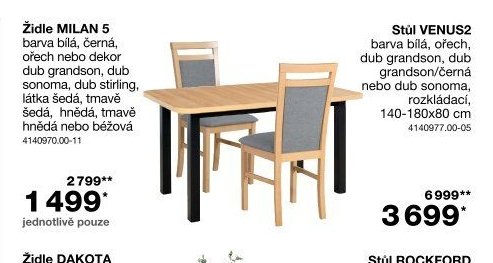 Židle MILAN 5