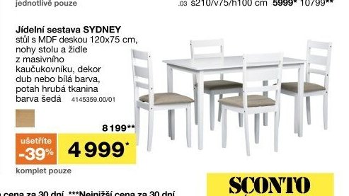 Jídelní sestava SYDNEY