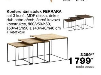 Konferenční stolek FERRARA