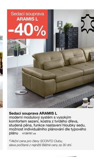 Sedací souprava ARAMIS L