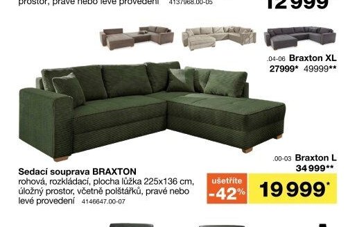 Sedací souprava BRAXTON