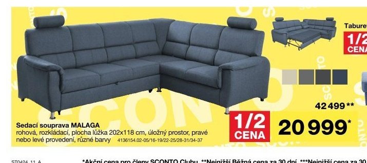 Sedací souprava MALAGA