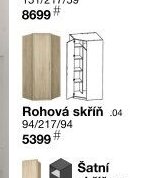 Rohová skříň .04