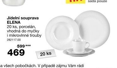 Jídelní souprava ELENA