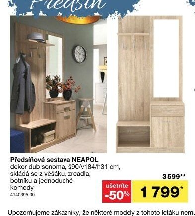 Předsíňová sestava NEAPOL