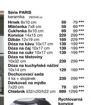 Série PARIS keramika