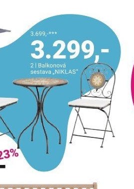 Balkonová sestava NIKLAS
