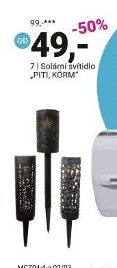 Solární svítidlo PITI, KÖRM