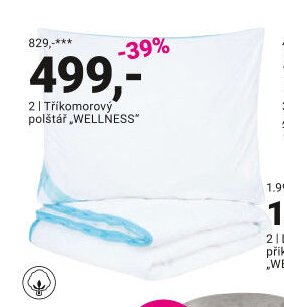 Tříkomorový polštář WELLNESS
