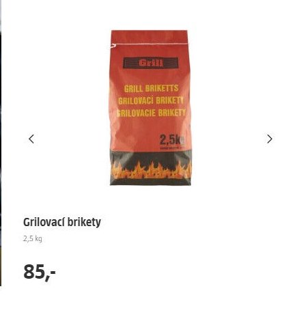 Grilovací brikety 2,5 kg