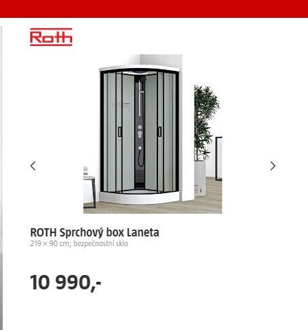 ROTH Sprchový box Laneta