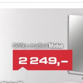 Skříňka zrcadlová Moduo