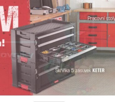 Skříňka 5 zásuvek KETER