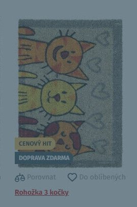 Rohožka 3 kočky