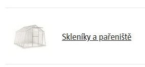 Skleníky a pařeniště
