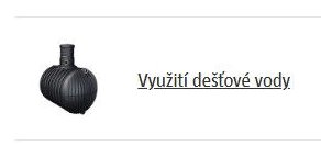 Využití dešťové vody