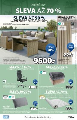 akční leták Jysk 9.4.2025-15.4.2025