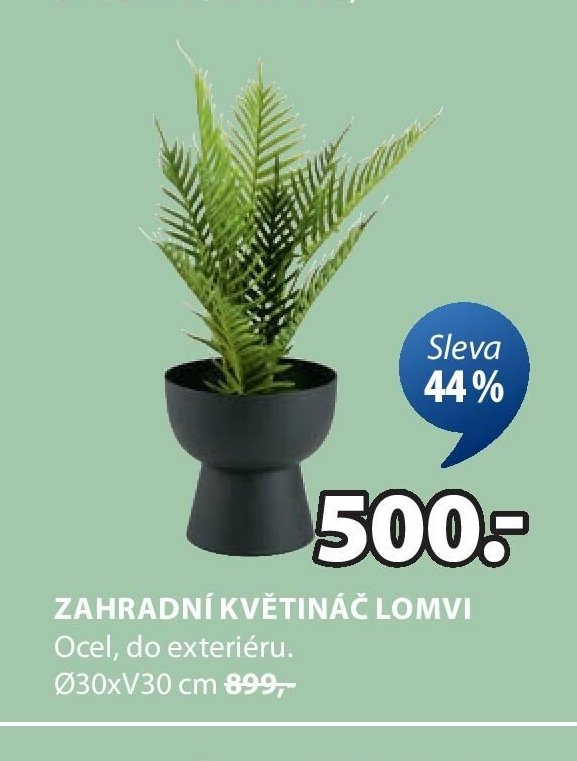 ZAHRADNÍ KVĚTINÁČ LOMVI