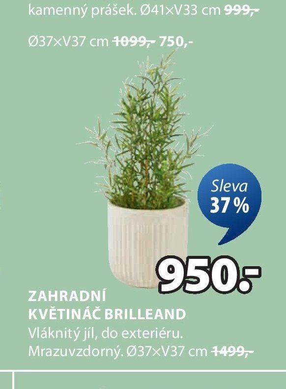 ZAHRADNÍ KVĚTINÁČ BRILLEAND