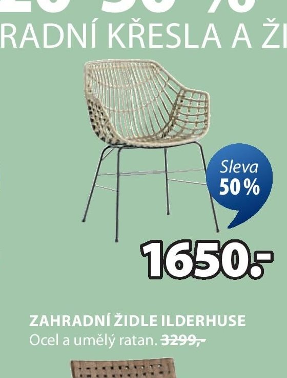 ZAHRADNÍ ŽIDLE ILDERHUSE