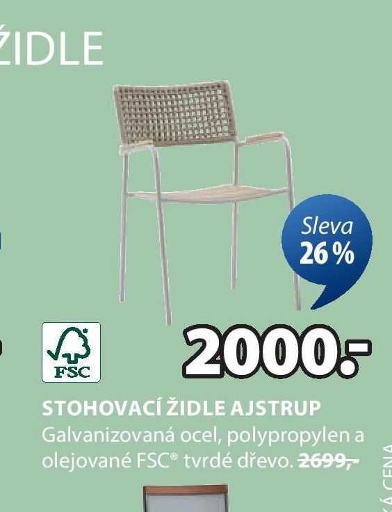 STOHOVACÍ ŽIDLE AJSTRUP