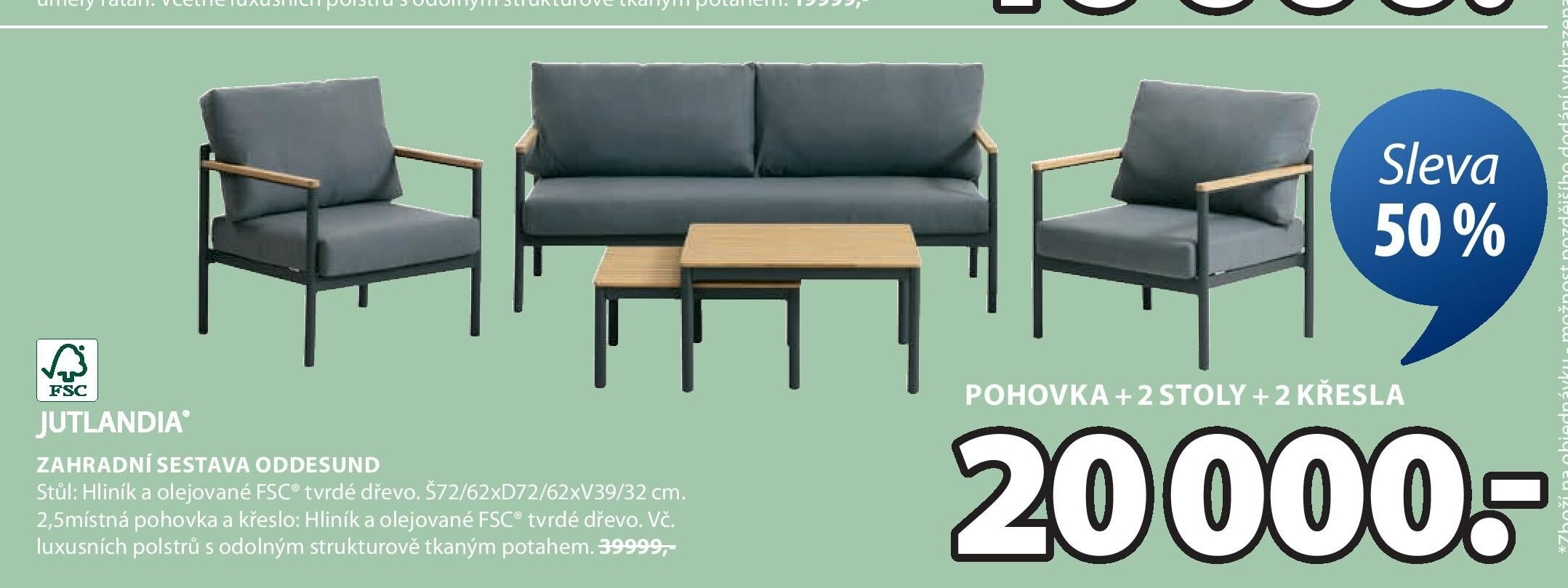 Zahradní sestava Oddesund