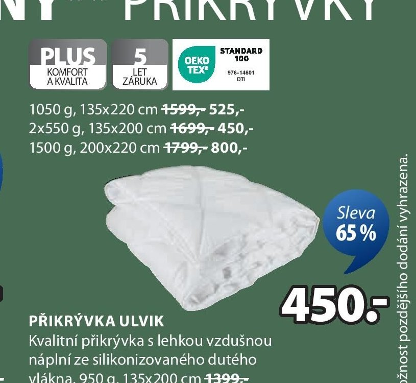 PŘIKRÝVKA ULVIK