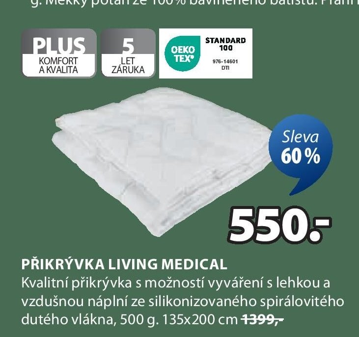 PŘIKRÝVKA LIVING MEDICAL