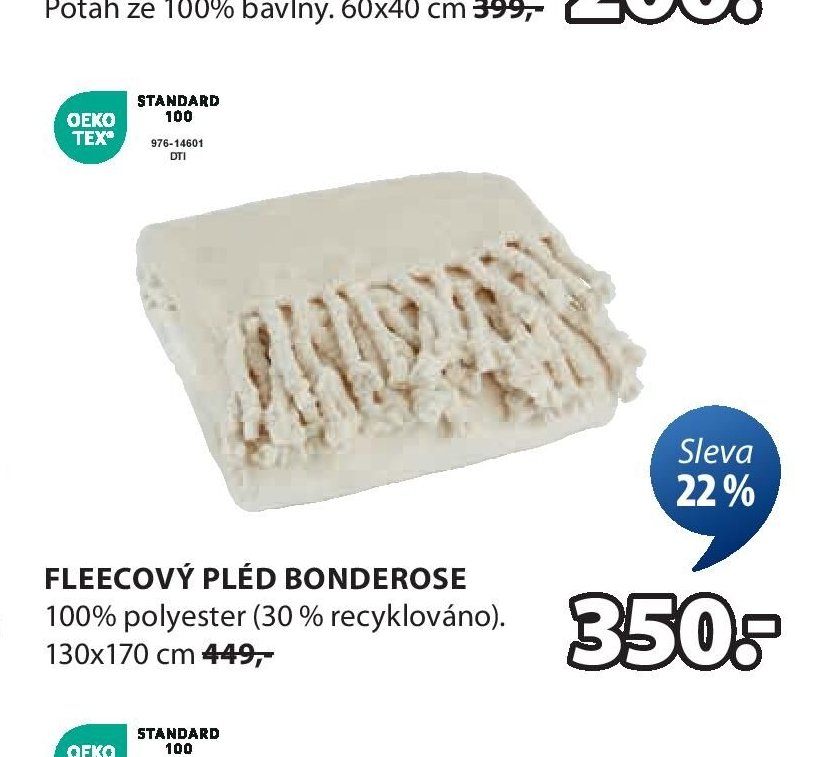 FLEECOVÝ PLÉD BONDEROSE