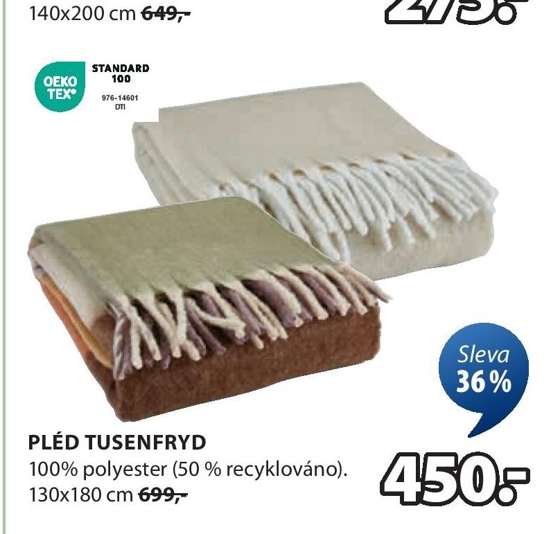 PLÉD TUSENFRYD