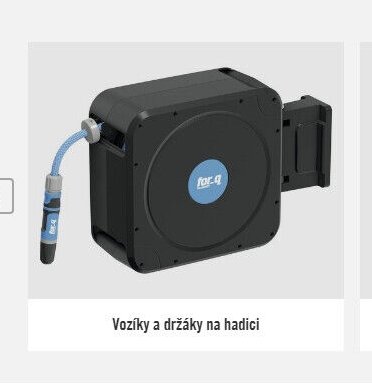 Vozíky a držáky na hadici