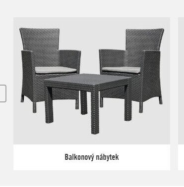 Balkonový nábytek