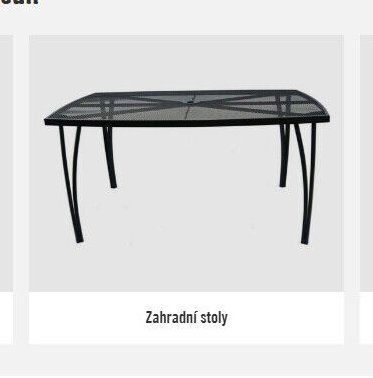 Zahradní stoly
