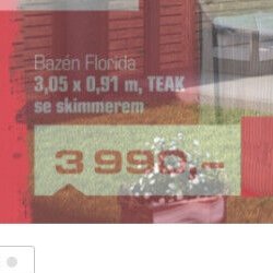 Bazén Florida 3,05 x 0,91 m, TEAK se skimmerem