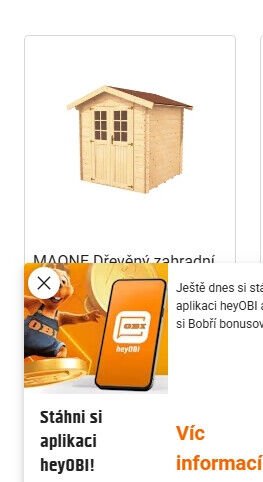 MAONE Dřevěný zahradní domek