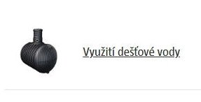Využití dešťové vody