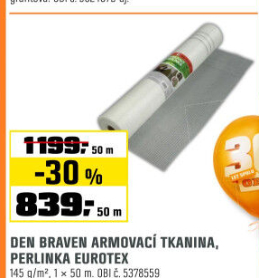 Armovací tkanina145g/m21x50m